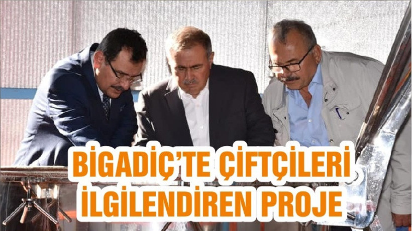 BİGADİÇ’TE ÇİFTÇİLERİ İLGİLENDİREN PROJE