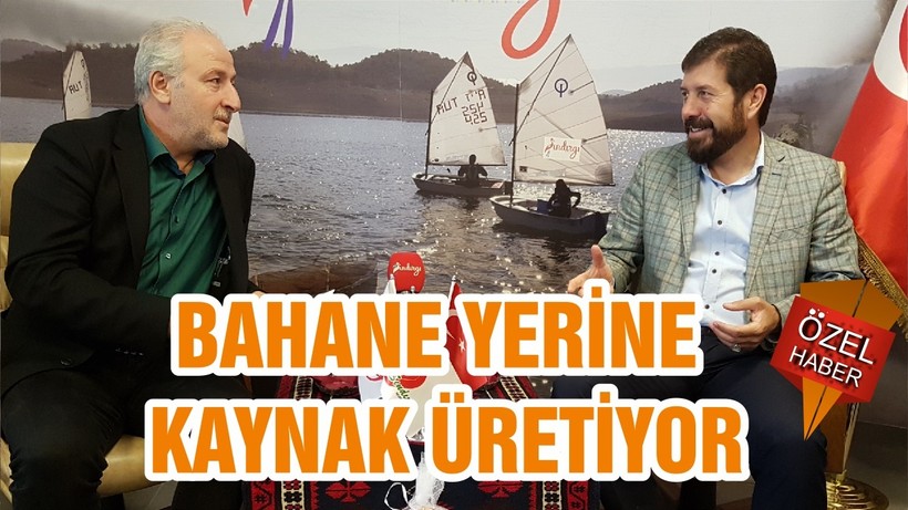 BAHANE YERİNE KAYNAK ÜRETİYOR