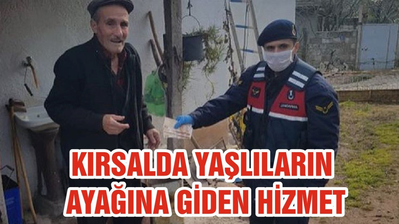 KIRSALDA YAŞLILARIN AYAĞINA GİDEN HİZMET