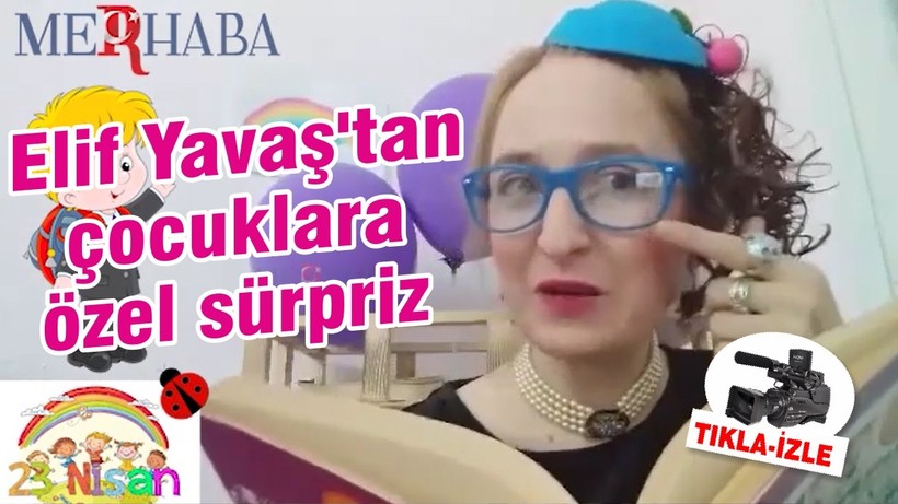 Elif Yavaş'tan çocuklara özel sürpriz