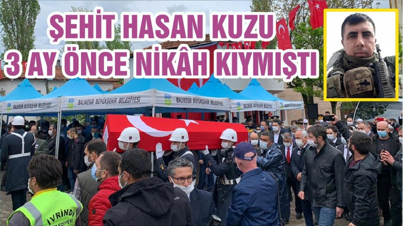 Şehidimiz toprağa verildi
