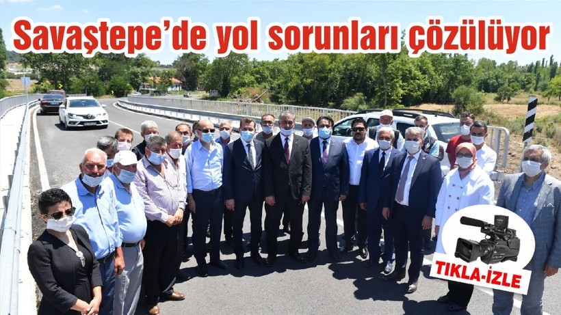 Savaştepe’de yol sorunları çözülüyor