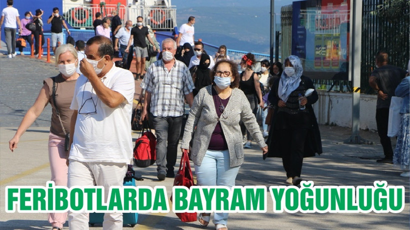 FERİBOTLARDA BAYRAM YOĞUNLUĞU