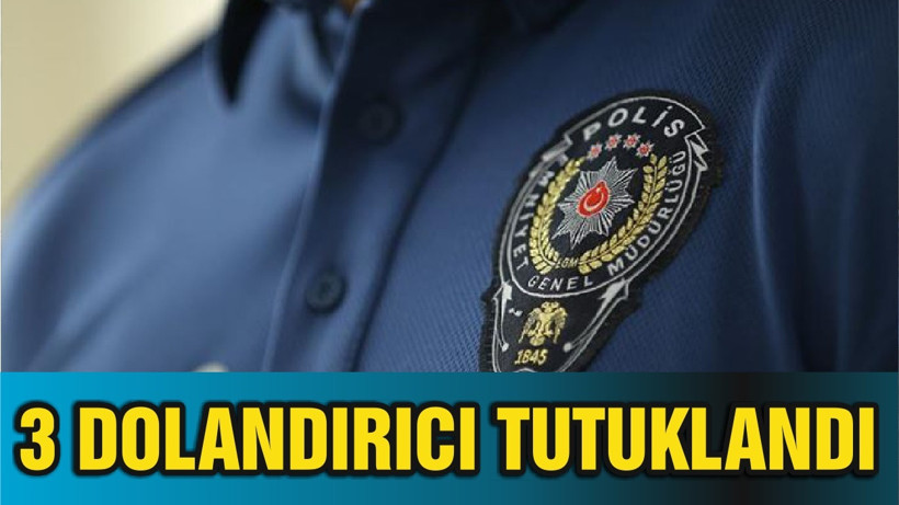 AYVALIK’TA 3 DOLANDIRICI TUTUKLANDI
