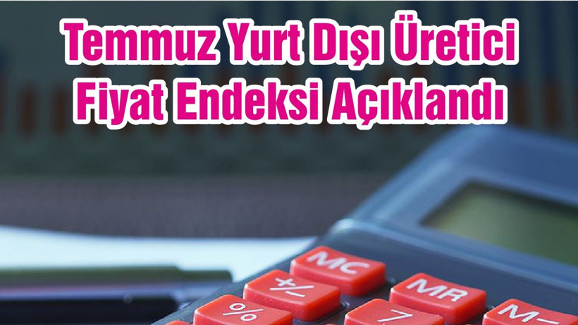 Temmuz Yurt Dışı Üretici Fiyat Endeksi Açıklandı