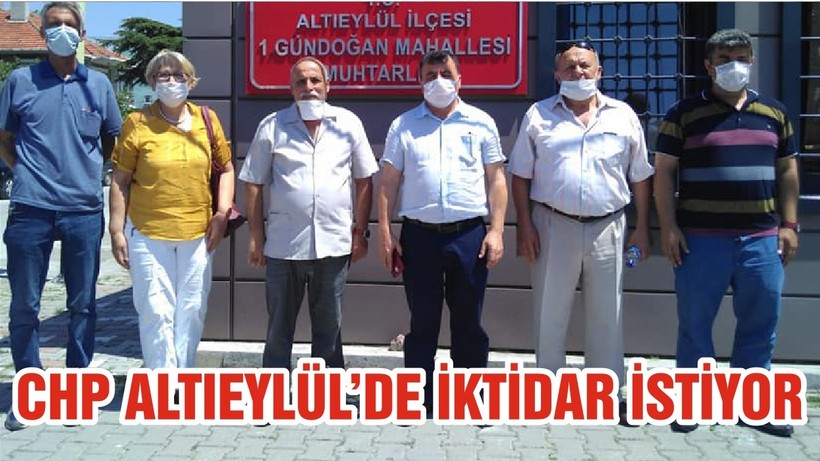 CHP ALTIEYLÜL’DE İKTİDAR İSTİYOR