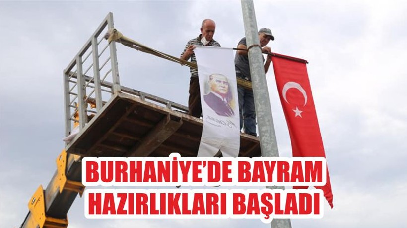 BURHANİYE’DE BAYRAM HAZIRLIKLARI BAŞLADI