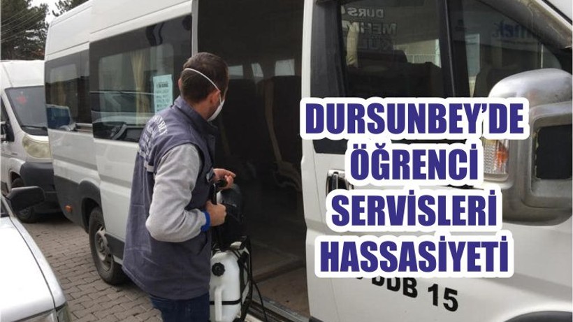 DURSUNBEY’DE ÖĞRENCİ SERVİSLERİ HASSASİYETİ