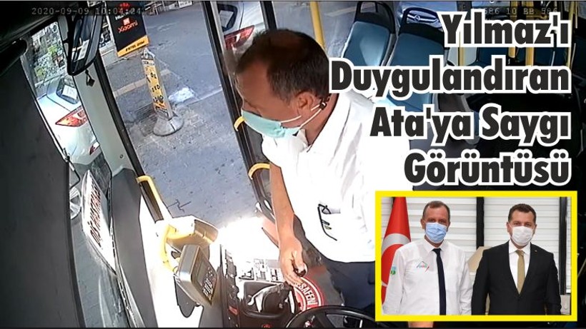 Yılmaz’ı Duygulandıran Ata’ya Saygı Görüntüsü