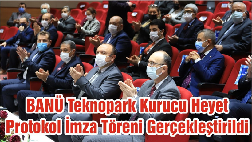 BANÜ Teknopark Kurucu Heyet Protokol İmza Töreni Gerçekleştirildi