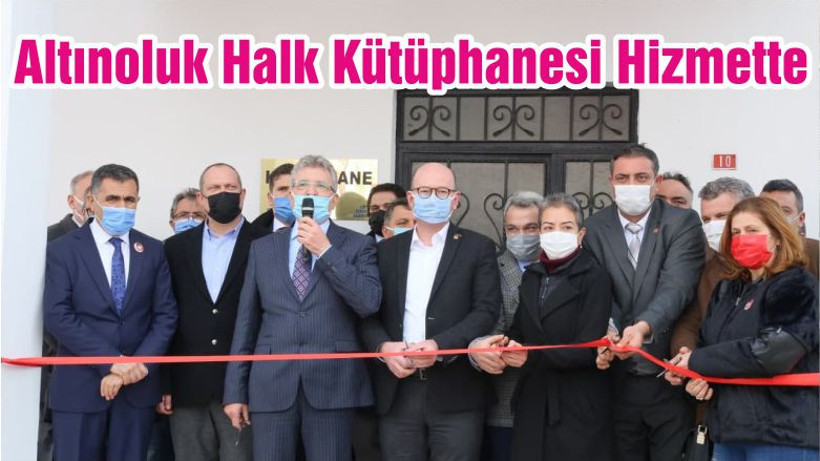 Yenilenen Altınoluk Halk Kütüphanesi Hizmette