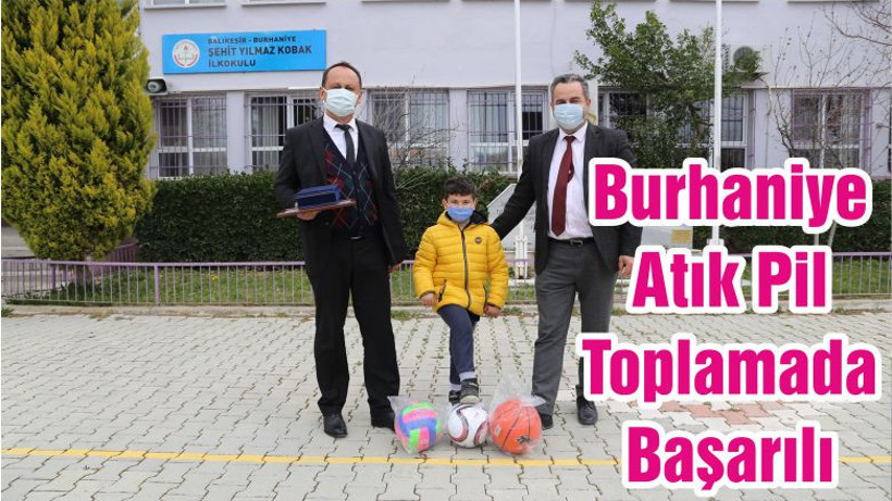 Burhaniye Atık Pil Toplamada Başarılı