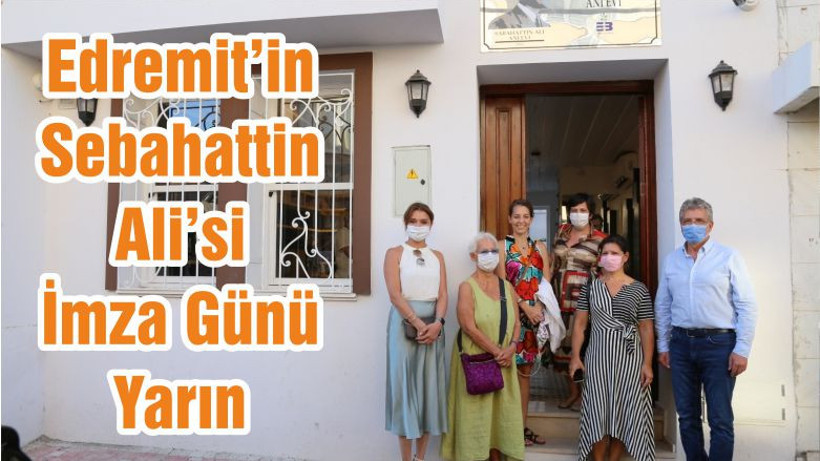 Edremit’in Sebahattin Ali’si İmza Günü Yarın