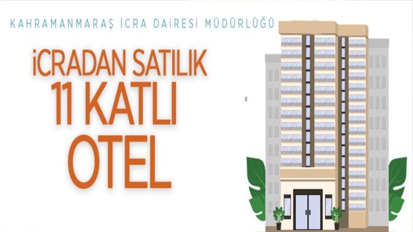 İcradan Satılık 11 Katlı Otel