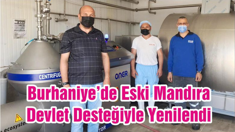 Burhaniye’de Eski Mandıra Devlet Desteğiyle Yenilendi