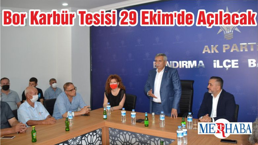 Bor Karbür Tesisi 29 Ekim'de Açılacak