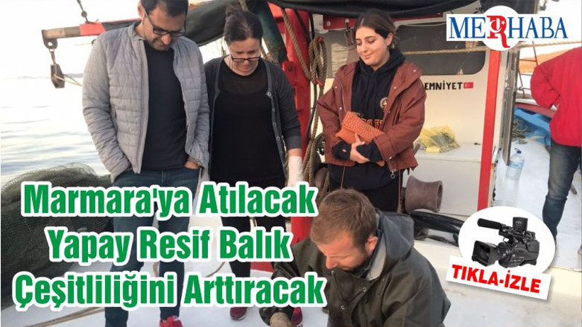 Marmara'ya Atılacak Yapay Resif Balık Çeşitliliğini Arttıracak