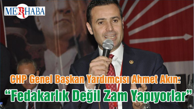 “Fedakarlık Değil Zam Yapıyorlar”