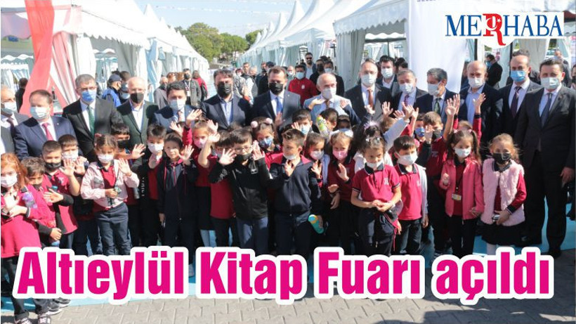 Altıeylül Kitap Fuarı açıldı