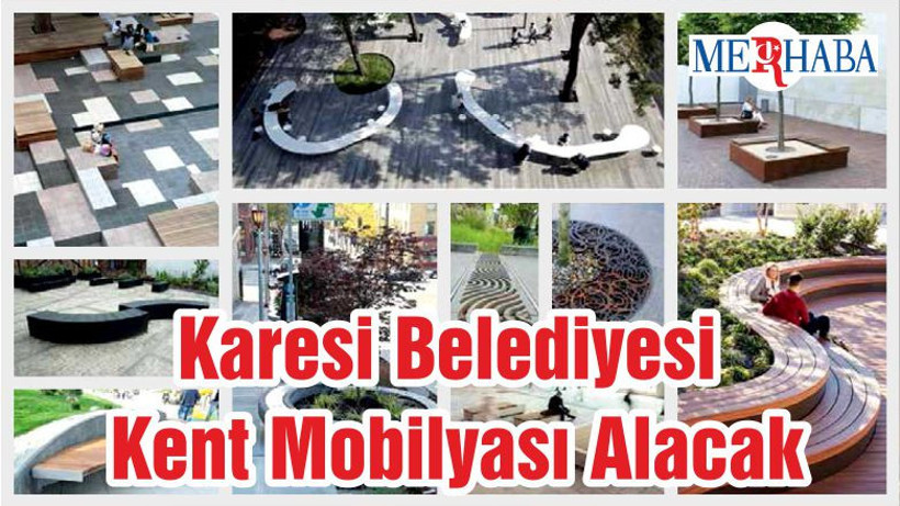 Karesi Belediyesi Kent Mobilyası Alacak