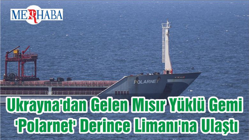 Ukrayna'dan Gelen Mısır Yüklü Gemi 'Polarnet' Derince Limanı'na Ulaştı