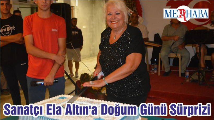 Sanatçı Ela Altın'a Doğum Günü Sürprizi