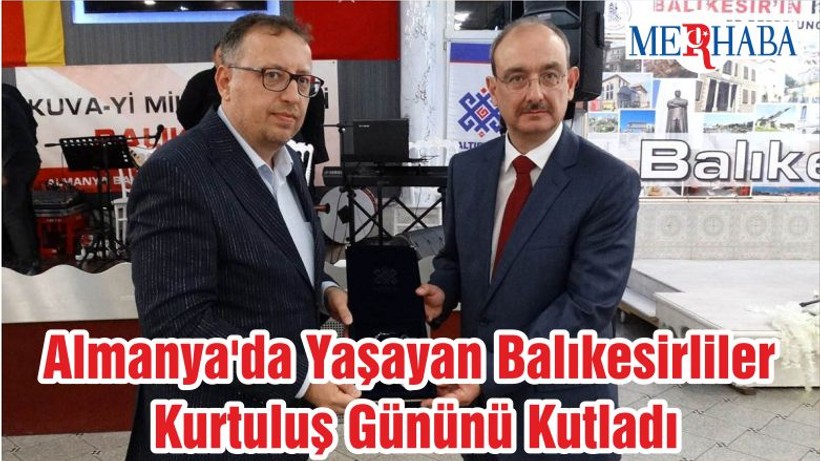 Almanya'da Yaşayan Balıkesirliler Kurtuluş Gününü Kutladı