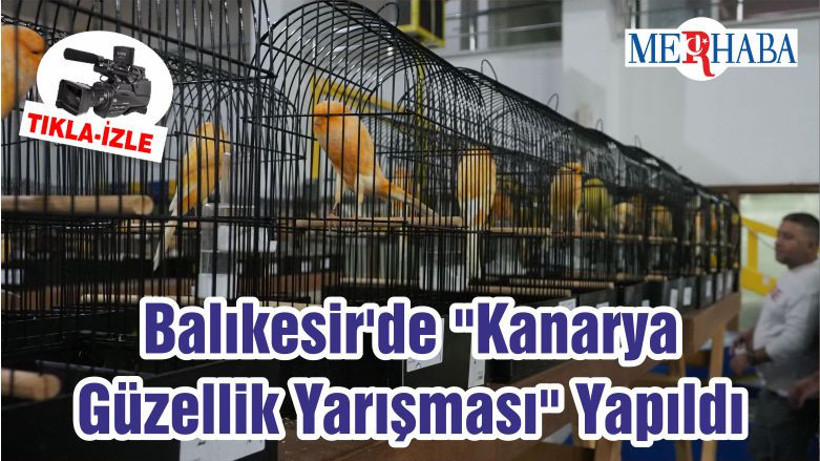 Balıkesir'de "Kanarya Güzellik Yarışması" Yapıldı