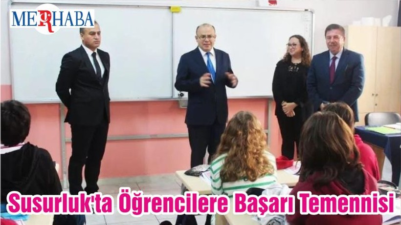 Susurluk'ta Öğrencilere Başarı Temennisi