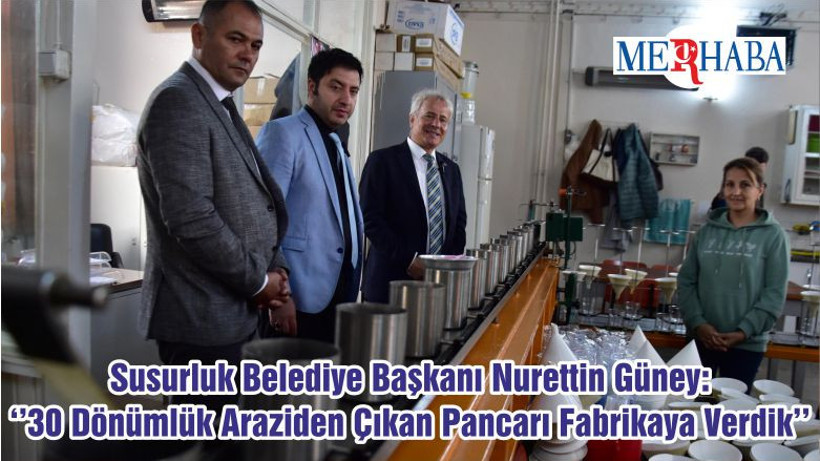 Susurluk Belediye Başkanı Nurettin Güney: ‘’30 Dönümlük Araziden Çıkan Pancarı Fabrikaya Verdik’’