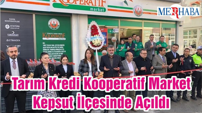 Tarım Kredi Kooperatif Market Kepsut İlçesinde Açıldı
