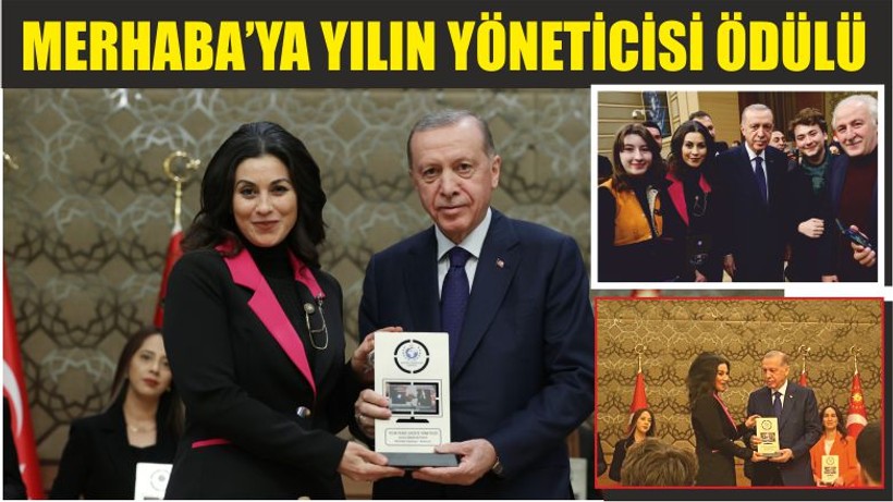 Balıkesir Gazete Merhaba Ödülünü Cumhurbaşkanı Erdoğan'dan Aldı