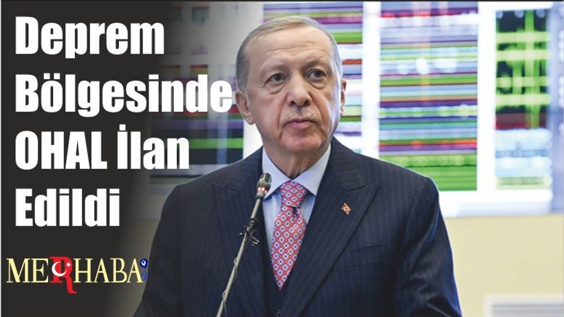Deprem Bölgesinde OHAL İlan Edildi