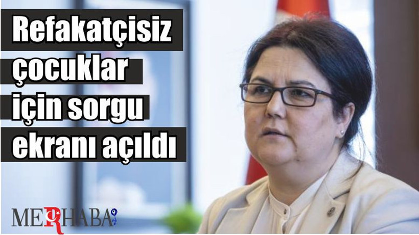 Refakatçisiz çocuklar için sorgu ekranı açıldı
