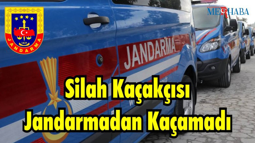 Silah Kaçakçısı Jandarmadan Kaçamadı