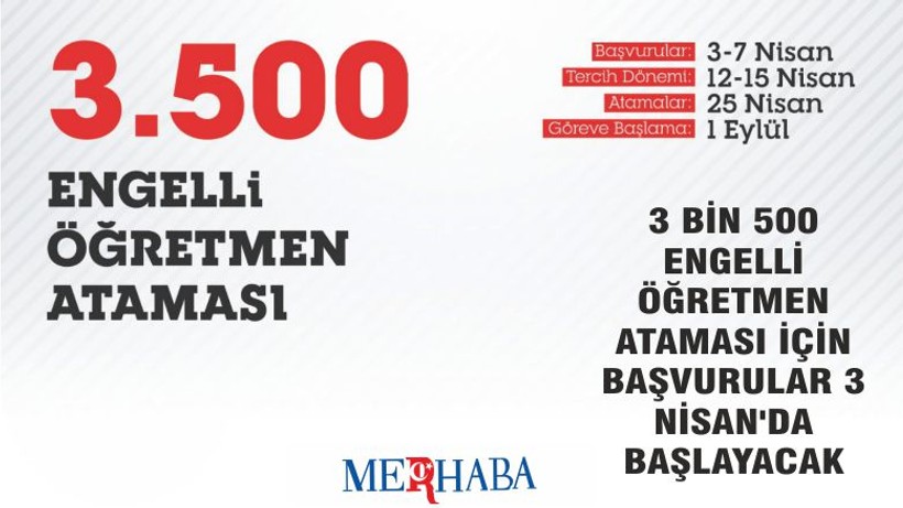 Öğretmen Ataması 3 Nisan'da