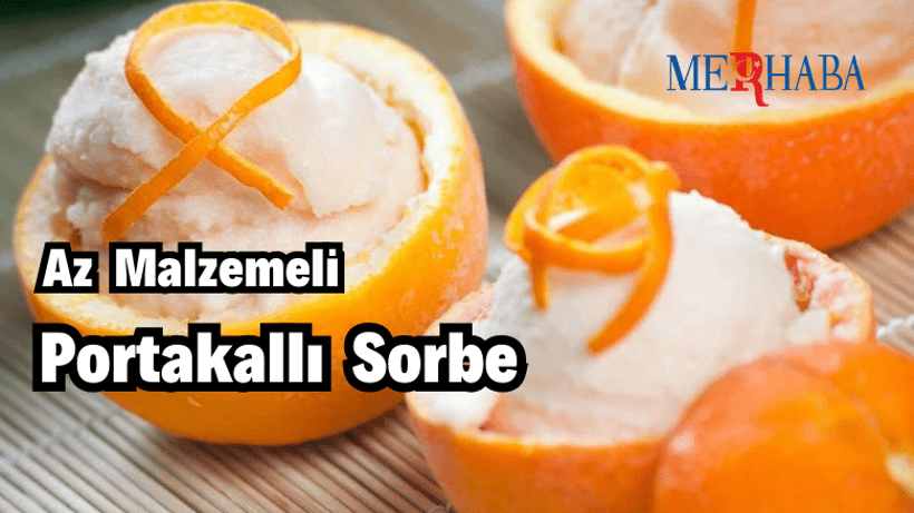 Az Malzemeyle Portakallı Sorbe