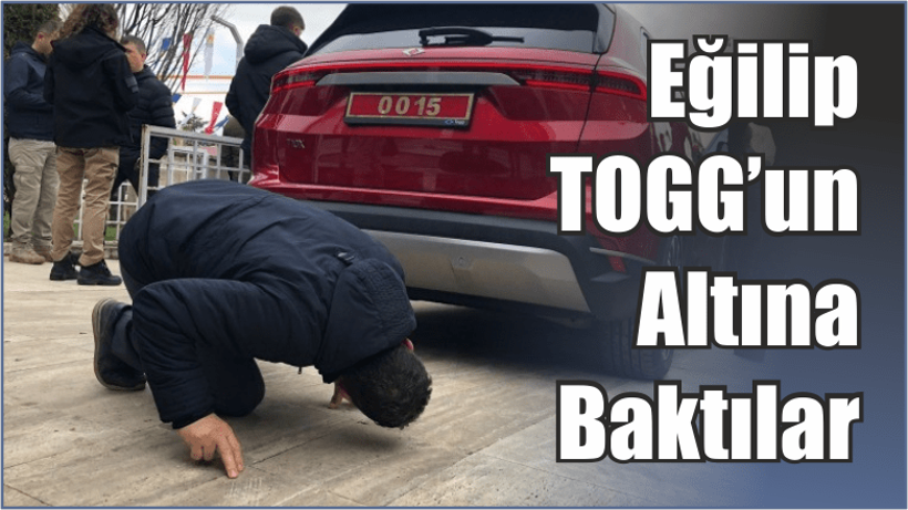 Vatandaşlar TOGG’un Altına Eğilip Baktılar!