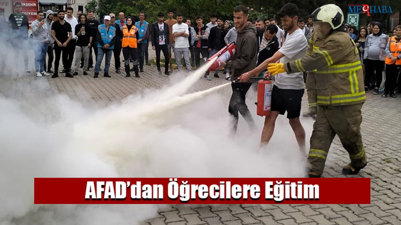 AFAD’dan Öğrecilere Eğitim