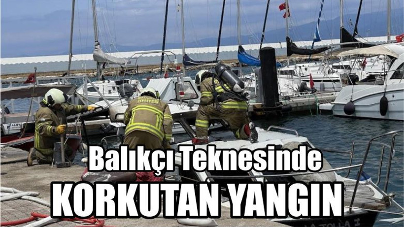 Balıkçı Teknesinde Yangın