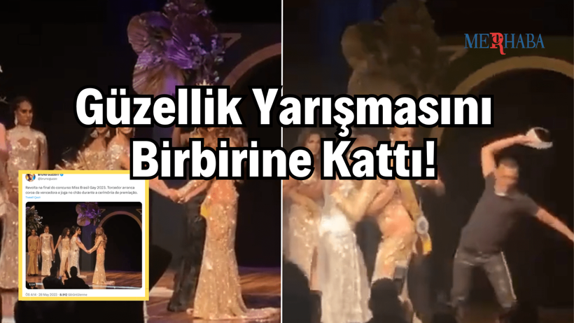 Güzellik Yarışmasını Birbirine Kattı