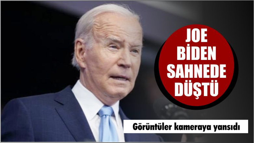 Joe Biden Sahnede Düştü
