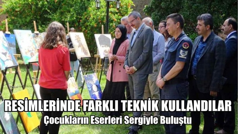 Çocukların Eserleri Sergiyle Buluştu