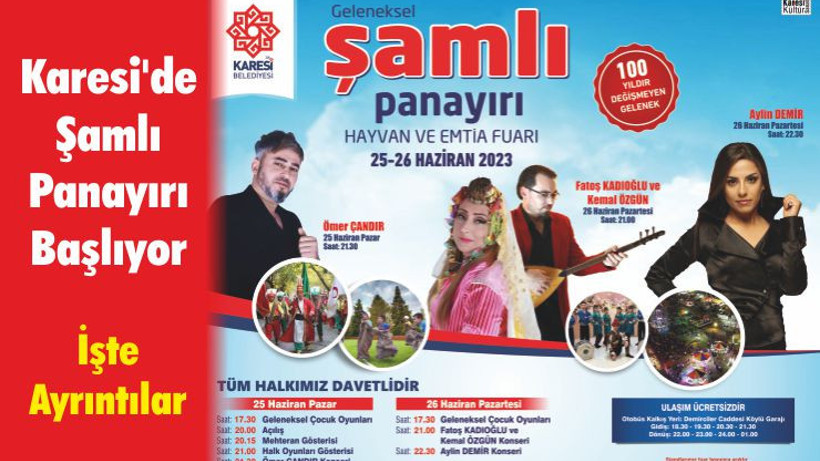 Karesi'de Şamlı Panayırı Başlıyor