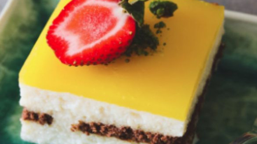 Portakal Jöleli Sütlü İrmik Tatlısı