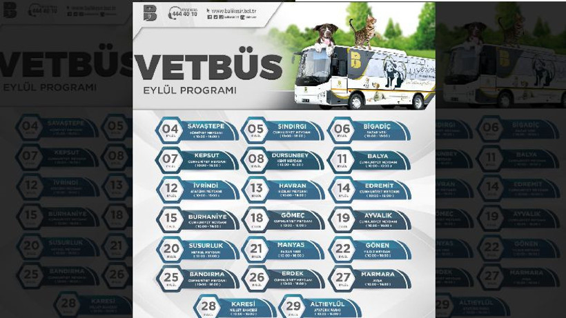 VETBÜS'ün Güzergahları Belli Oldu