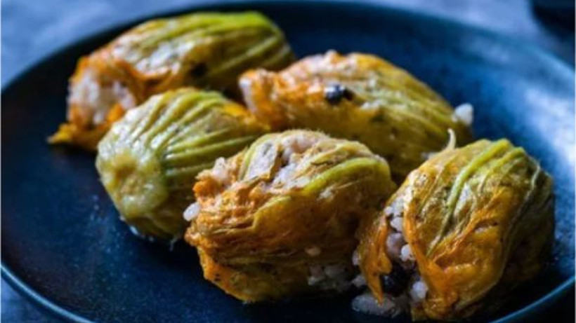 Ege Usulü Kabak Çiçeği Dolması Tarifi