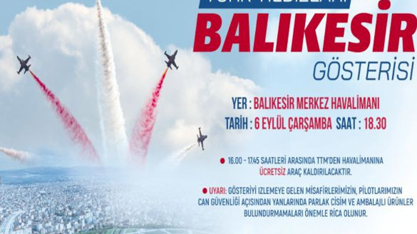Türk Yıldızları Balıkesir'de