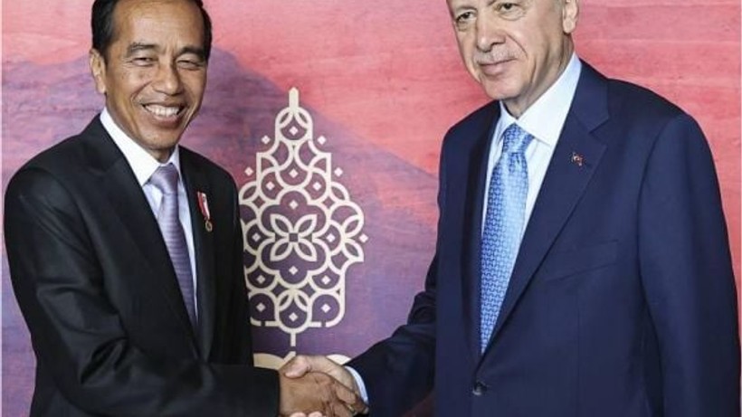 Cumhurbaşkanı Erdoğan, Endonezya Devlet Başkanı Widodo ile görüştü