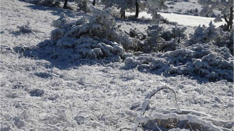 Tokat'ta yüksek kesimlerde kar kalınlığı 20 santimetreye ulaştı